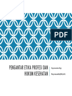 1 Pengantar Etika Profesi Dan Hukum Kesehatan Keperawatan Gigi PDF