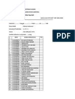 Berita Acara Uas