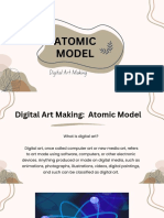Digital Art Making-Atomic Model