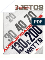 Grandes Projetos Aplificadores de 20 30 40 70 130 200 Watts PDF