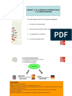 Comercio internacional y Unión Europea