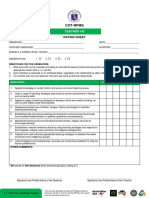 COT-RPMS Rating Sheet For T I-III For Sy 2023-2024