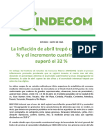 La Inflación de Abril Subió A Casi El 9%