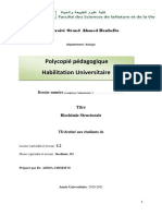 Polycopie Biochimie Structurale DR ADIDA H PDF