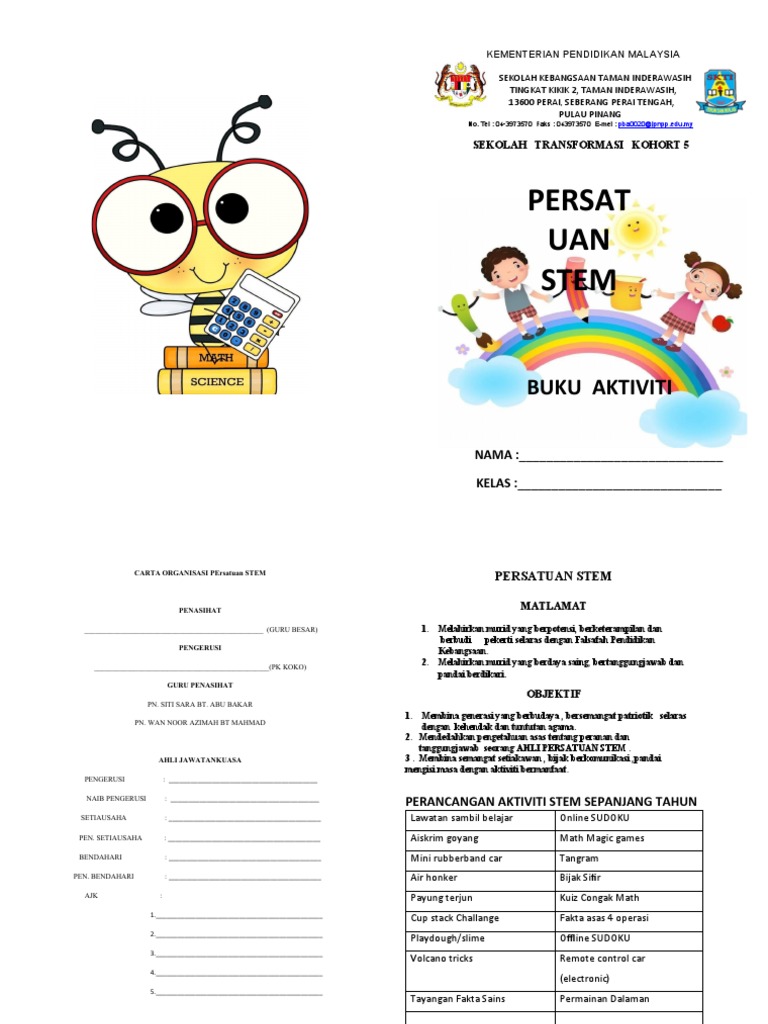 Modul Aktiviti Persatuan STEM Sekolah | PDF