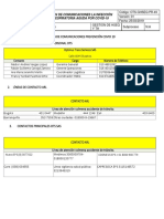 Plan de Comunicaciones Prevención Covid 19 PDF