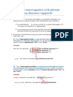 La Phrase Interrogative Et La Phrase Imperative Au Discours Rapporte PDF