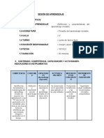 Sesión de Aprendizaje - Uct