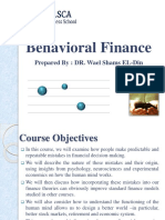 Chapter 1-What is Behavioral Finance