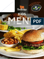 Beefeater Kids Menu Priceless PDF