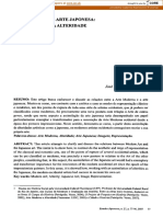 Arte Moderna E Arte Japonesa: Assimilações Daalteridade: José D 'Assunção Barros1