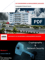 Lecture23 - Cryptography & Network Security