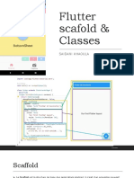 Flutter Scafold & Classes PDF