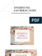 Menghitung Taksiran Berat Janin