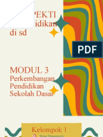 Persfektif Pendidikan SD MODUL 3