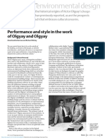 Performance and Style in The Work of Olgyay