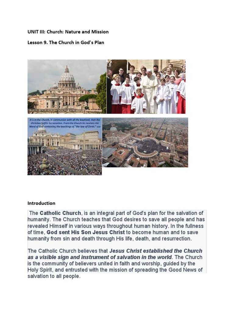 The Foundation and Nature of the Church An Examination of Core