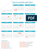 Calendario Ecuador 2023 PDF