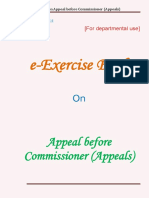 Appeals Before The Commissioner (Appeals) PDF
