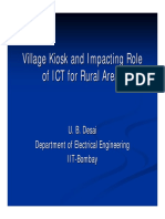 Village Kiosk and ICT Impacting On Rural Areas PDF