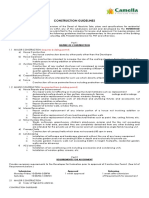 Camella Construction Guidelines PDF