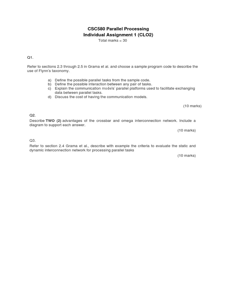 Parallel Processing Concepts: An Analysis of Flynn's Taxonomy ...