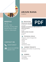 Arjun Rana Resume PDF