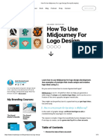 How To Use Midjourney For Logo Design (Prompt Examples) PDF