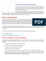 What Is The Worksheet?: Fabm Week 6: Accounting Cycle of A Service Business (Part II-B)