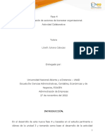 Trabajo Colaborativo - Grupo - 30 - Fase - 4 - Determinación de Acciones de Bienestar Organizacional