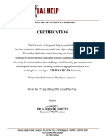 VRU Certification PDF