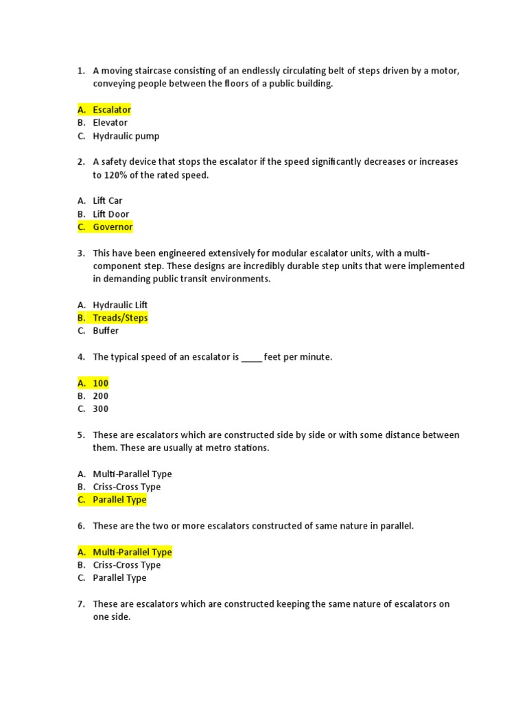 Essential Information On Escalator Design Operation And Safety