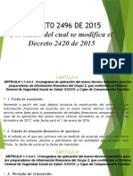 Decret0 2496 de 2015