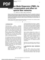 Polarization Mode Dispersion (PMD), Its Limits, Compensation and Effect On Optical Fiber Networks