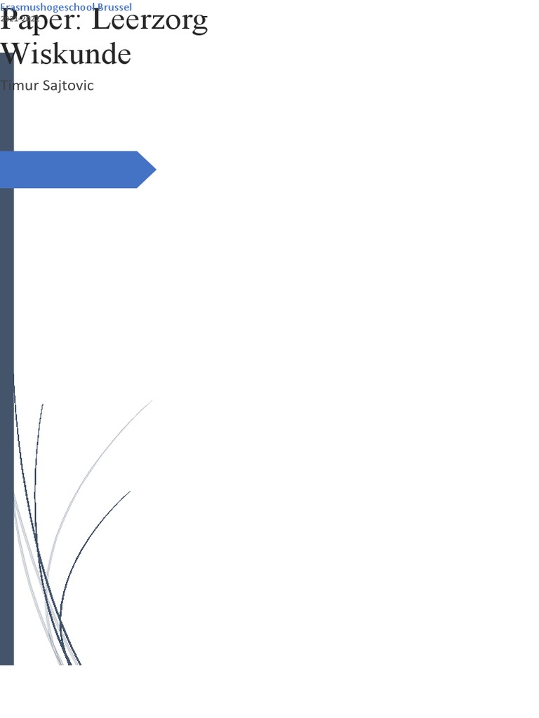 Paper Wiskunde Timur Sajtovic p10 | PDF