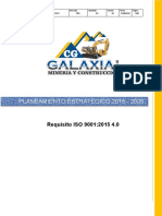 Plan Estratégico Galaxia 2018 - 2020