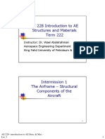 AE228-222-Lec 3 - The Airframe