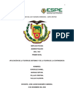 G3 - Gonzales - Naranjo - Pillajo - Vallejo - Aplicacion de La Teoría de Contingencia y de La Teoría de Sistemas PDF