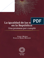 La Igualdad de Las Mujeres en La República - Una Promesa Por Cumplir-Libro PDF