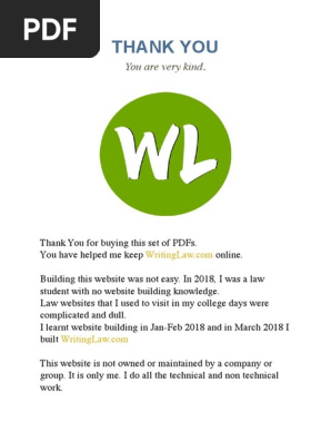 Thank You Note