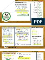 Reforzamiento Matemática - Primaria - Algebra - Operaciones Básicos