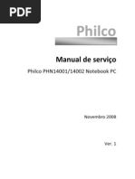 Download Manual de Servico Notebook Philco PHN14002 by bianchiferreira SN64329812 doc pdf