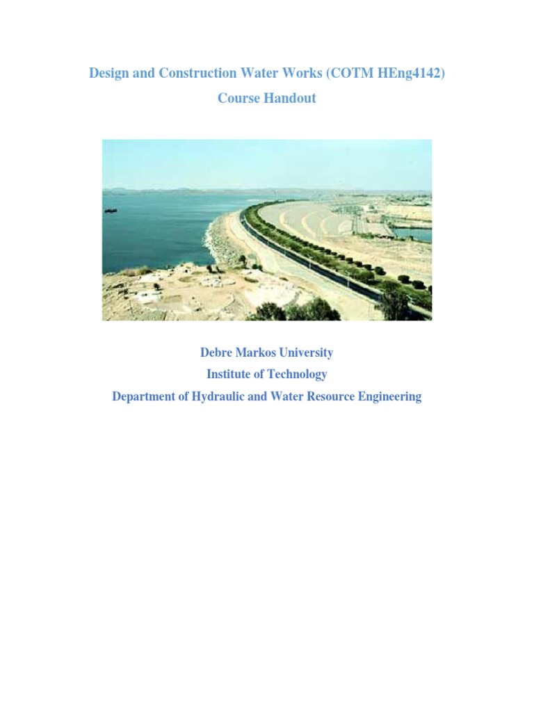 Water Works Construction handout.pdf PDF