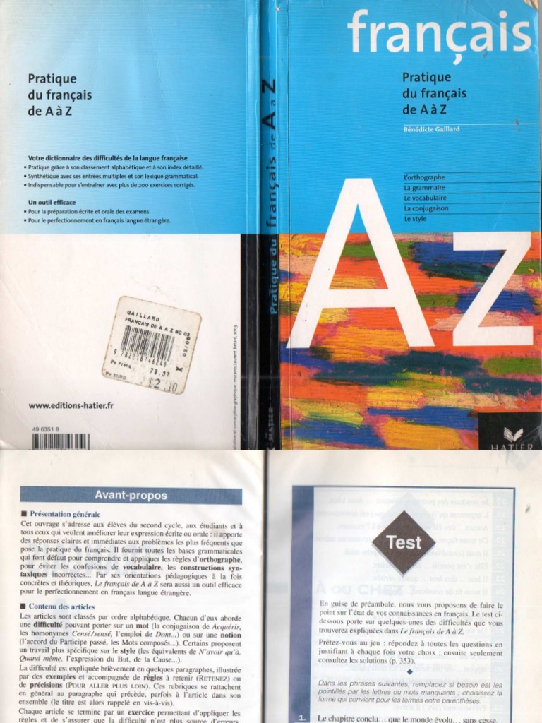 MANUEL PRATIQUE DE LANGUE FRANÇAISE Amazon.fr - Manuel pratique de traduction chinois-français