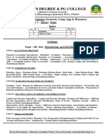 Financial Accounting I Study Material PDF