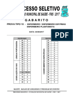 Gabarito Enfermeiro fms2017 PDF