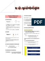 Fórmulas de Epidemiología PDF