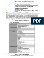 Informe N°037 - Dcp-Sgl-Gafr-Mdpb - Donación de Bienes Dados de Baja Como Chatarra