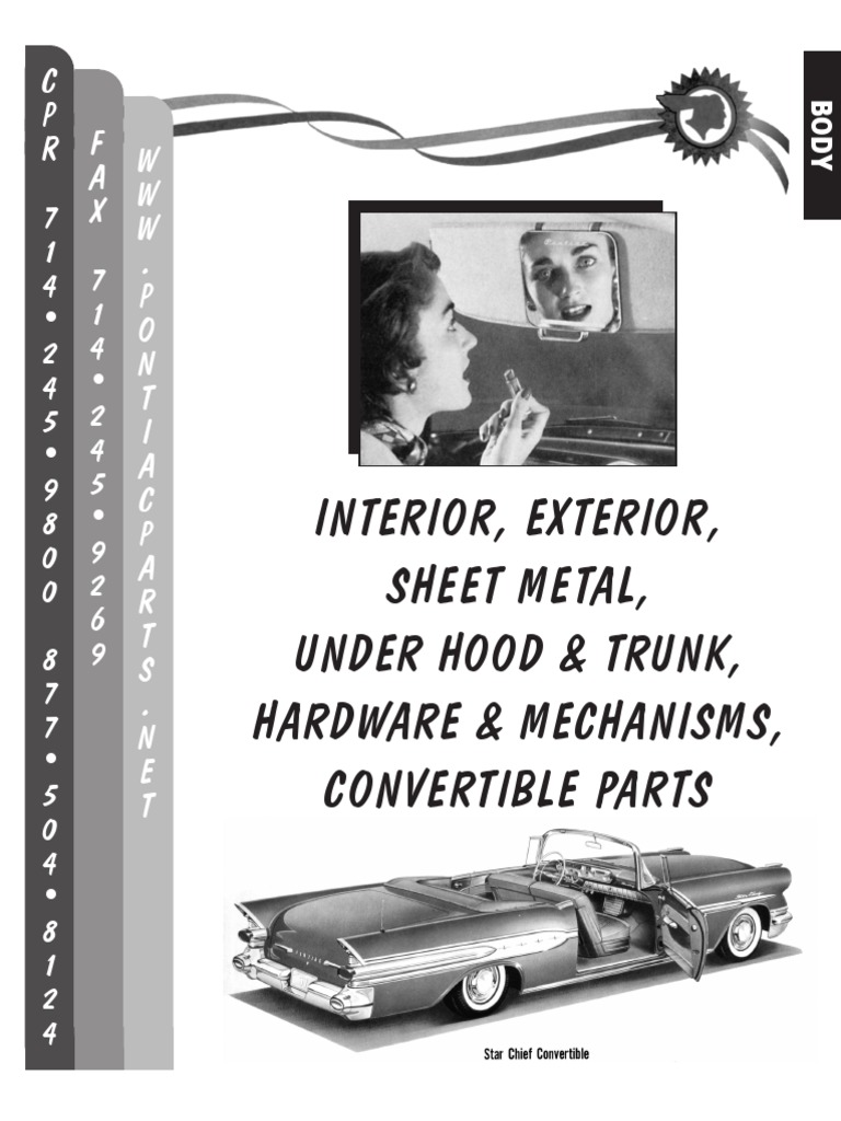 Pontiac Parts Catalog Overview | PDF | Technology & Engineering