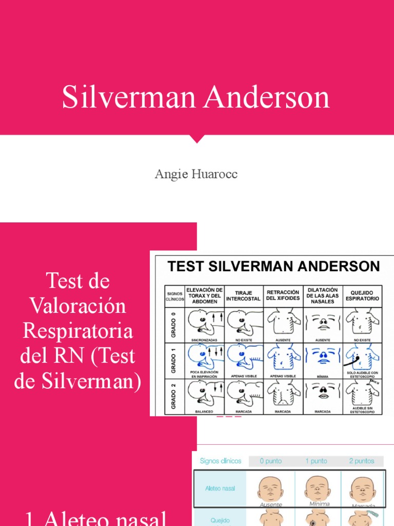 Escala de Valoración Silverman Anderson | PDF